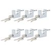vidaXL Hengil&aacute;s 6 pcs Silfur St&aacute;l