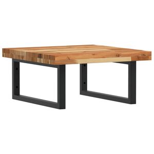 vidaXL Veggfest Handlaugarhilla St&aacute;l og Gegnheil Akas&iacute;a