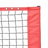 vidaXL Tennisnet Svartur og rau&eth;ur 396 x 92 x 87 cm P&oacute;l&yacute;ester