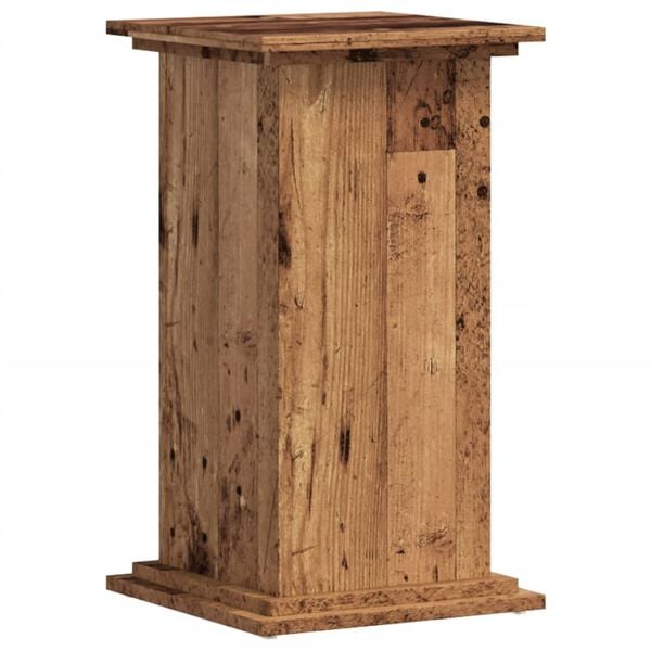 vidaXL Pl&ouml;ntustandur 33x33x60 cm Vi&eth;arlitu Samsettur Vi&eth;ur