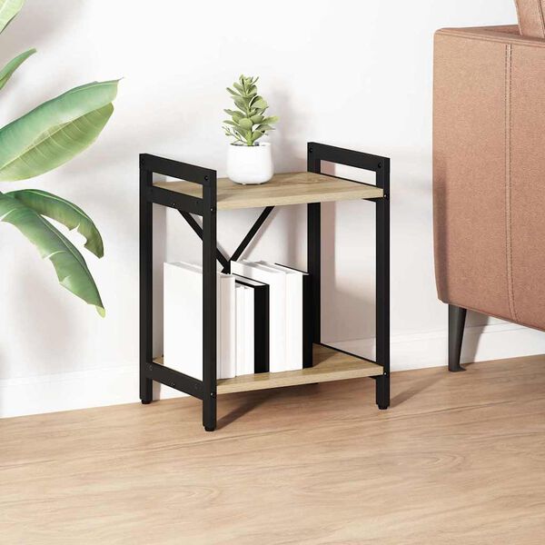 vidaXL Hilla Sonoma Eik 40 x 30 x 50 cm Samsettur vi&eth;ur