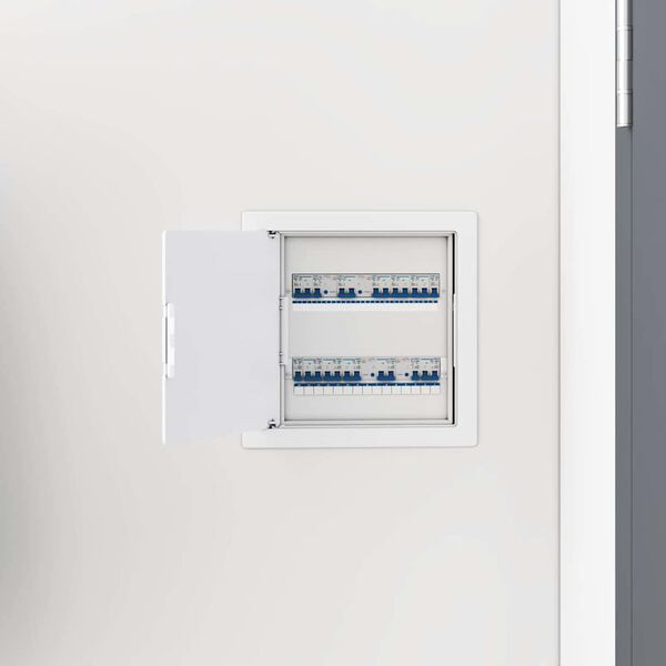 vidaXL A&eth;gengisbakkar 2 pcs Hv&iacute;tt 20 x 20 cm ABS Plast