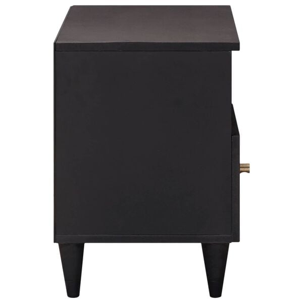 vidaXL Geymsk&aacute;pur me&eth; sk&uacute;ffu Marglitur 80 x 33,5 x 46 cm Hart mang&oacute;tr&eacute;