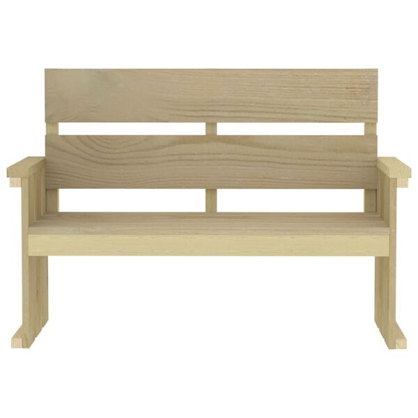 vidaXL 3 Parta Gar&eth;bor&eth;stofusett Gagnvarinn Furuvi&eth;ur