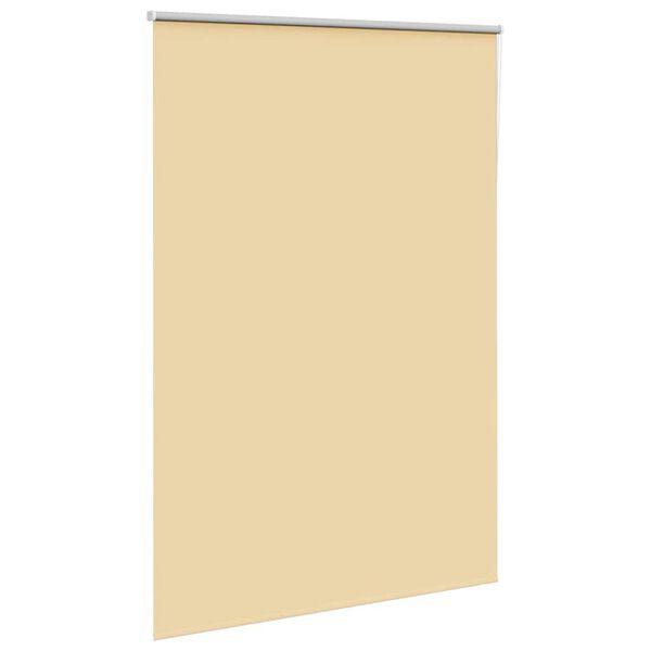vidaXL R&uacute;llugard&iacute;nur Blackout Beige 165x210 cm Efni Breidd 161,6 cm