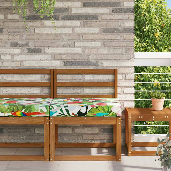 vidaXL Utandyriss&oacute;fap&uacute;&eth;i litr&iacute;kur litur 60 x 60 x 8 cm P&oacute;l&yacute;ester