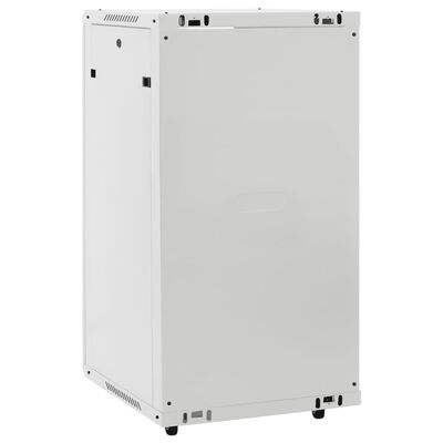 vidaXL 22 Eininga Netskápur 19" IP20 Grár 60x60x120 cm