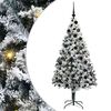 vidaXL Gervi j&oacute;latr&eacute; me&eth; 300 LED Hv&iacute;tt 180 cm PVC, st&aacute;l og plast