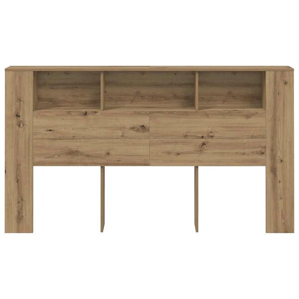 vidaXL höfuðgaflsskápur Artisian Oak 180x18,5x102,5 cm Hannaður viður