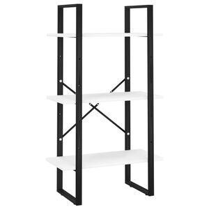 vidaXL Geymsluhilla Hv&iacute;t 60x30x105 cm Samsettur Vi&eth;ur