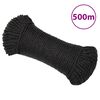 vidaXL B&aacute;tareipi Svartur 8 mm 500 m P&oacute;l&yacute;pr&oacute;p&yacute;len