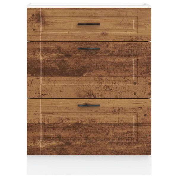 vidaXL Eldhúsundirskápur Porto Viðarlitur Samsettur Viður