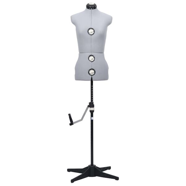 vidaXL Stillanleg Gína Kvenkyns Grá S Stærð 33-40