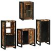 vidaXL Ba&eth;herbergismublasett 4 pcs Marglitur Solid endurn&yacute;ttur vi&eth;ur