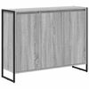 vidaXL Hli&eth;arsk&aacute;pur Gr&aacute;r Sonoma 96,5 x 30 x 75 cm Samsettur vi&eth;ur