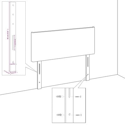 vidaXL Hólfað Springrúm með Dýnu Dökkbrúnt 120x200 cm Tauefni