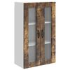 vidaXL Eldh&uacute;s sk&aacute;pur Kalmar Rau&eth;-eik 60 x 31 x 100 cm Samsettur vi&eth;ur