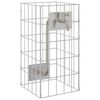 vidaXL Gabion krani Silfur 26 x 25 x 50 cm Ry&eth;fr&iacute;tt St&aacute;l
