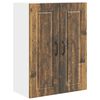 vidaXL Eldh&uacute;s sk&aacute;pur Gamalt timbur 60 x 31 x 80 cm Samsettur vi&eth;ur