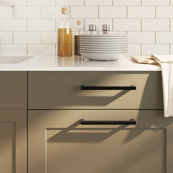 vidaXL Sk&aacute;pur Handf&ouml;ng 20 stk Svart 192 mm Ry&eth;fr&iacute;tt st&aacute;l