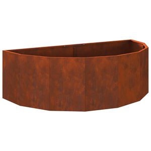 vidaXL Pl&ouml;ntuker Rusty 120 x 60 x 35 cm Ve&eth;ra&eth; st&aacute;l