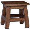 vidaXL St&oacute;ll N&aacute;tt&uacute;rulegur 26 x 26 x 26 cm Mahogany vi&eth;ur