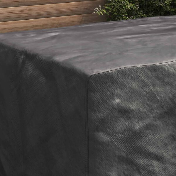 vidaXL H&uacute;&eth; fyrir h&uacute;sg&ouml;gn Einlita Svartur 170 x 100 x 70 cm 600D