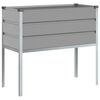 vidaXL Pl&ouml;ntuker Lj&oacute;sgr&aacute;r 100 x 45 x 90 cm Galvaniserad st&aacute;l
