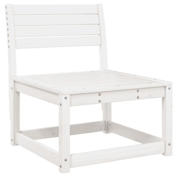 vidaXL Gar&eth;s&oacute;fi Hv&iacute;tur Gegnheill Fura