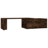 vidaXL S&oacute;fabor&eth; Reyklitu&eth; Eik 150x50x35 cm Samsettur Vi&eth;ur