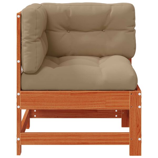 vidaXL Gar&eth;horn s&oacute;fi Mass&iacute;ft furuvi&eth; VaxBr&uacute;nn