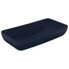 vidaXL L&uacute;xus Handlaug R&eacute;tthyrnd M&ouml;tt D&ouml;kkbl&aacute; 71 x 38 cm Postul&iacute;n