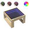 vidaXL S&oacute;fabor&eth; me&eth; &Oacute;endanleika LED Sonoma Eikarlitur 50x53x30 cm