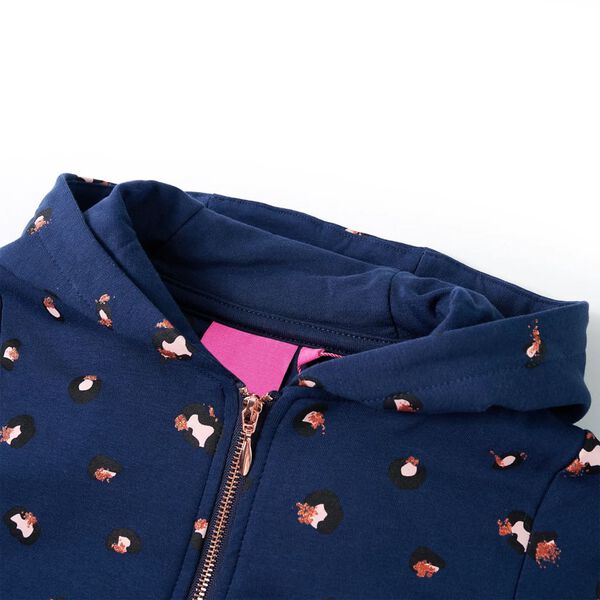 Barnahettupeysa D&ouml;kkbl&aacute; 92