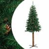 vidaXL Mj&oacute;tt J&oacute;latr&eacute; me&eth; Ekta Vi&eth;i og K&ouml;nglum Gr&aelig;nt 150 cm PVC