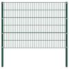 vidaXL Gir&eth;ingarplata me&eth; st&oacute;lpum &uacute;r j&aacute;rni 176,5x120 cm gr&aelig;n
