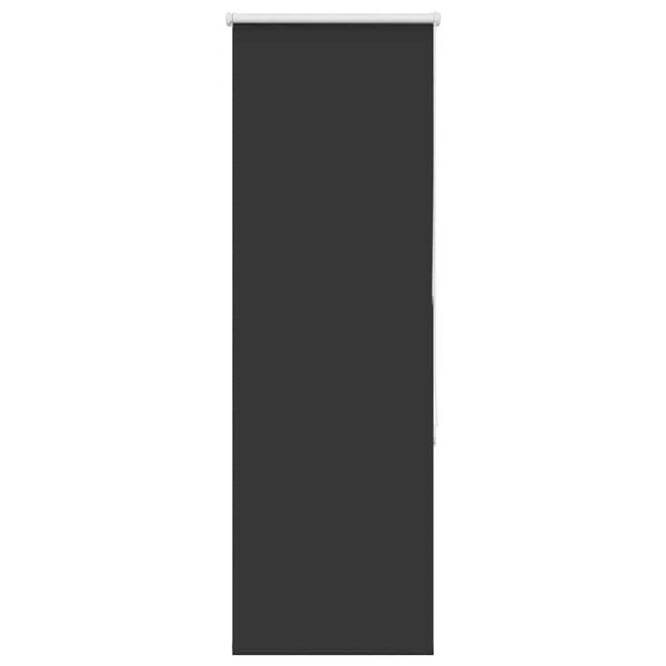 vidaXL R&uacute;llugard&iacute;nur Myrkvun Svartur 40x130 cm Efni Breidd 35,7 cm