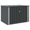 vidaXL Gar&eth;ageymslukassi Svartur 151,5 x 107 x 100 cm St&aacute;l