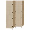 vidaXL Herbergaskiljari Drapplita&eth;ur 195 x 180 cm p&oacute;l&yacute;rattan