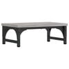 vidaXL Skj&aacute;standur Gr&aacute;r Sonoma 37x23x14 cm Samsettur Vi&eth;ur