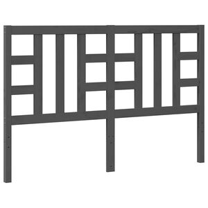 vidaXL H&ouml;f&eth;agafl fyrir R&uacute;m Gr&aacute;r 146x4x100 cm Gegnheil Fura