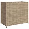 vidaXL Geymslusk&aacute;pur fyrir Gar&eth; Drappa&eth;ur 83x45x76 cm P&oacute;l&yacute;rattan