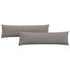 vidaXL S&oacute;fap&uacute;&eth;ar 2 pcs M&oacute;gr&aacute;r 145 x 40 cm d&uacute;kur