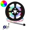 vidaXL LED strimill 2 pcs Svartur og gegnheill 550 mm Kopar og plast