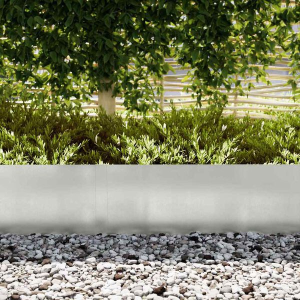 vidaXL Gar&eth;ja&eth;ar 20 pcs Silfur 100 x 0.05 x 20 cm Ry&eth;fr&iacute;tt St&aacute;l