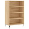 vidaXL H&aacute;r Sk&aacute;pur Sonoma Eik 57x35x90 cm Samsettur Vi&eth;ur