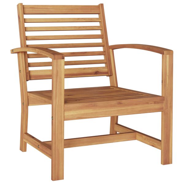 vidaXL St&oacute;ll 2 pcs Br&uacute;nn 65 x 60 x 76,5 cm Solid teak vi&eth;ur
