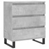 vidaXL Skenkur Steypugr&aacute;r 60x35x70 cm Samsettur Vi&eth;ur