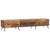 vidaXL Sj&oacute;nvarpssk&aacute;pur Gamall vi&eth;ur 147 x 34,5 x 30 cm Samsettur vi&eth;ur