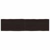 vidaXL Bor&eth;plata 160x40x(2-6)cm Me&eth;h&ouml;ndla&eth;ur Vi&eth;ur N&aacute;tt&uacute;rulegar Br&uacute;nir